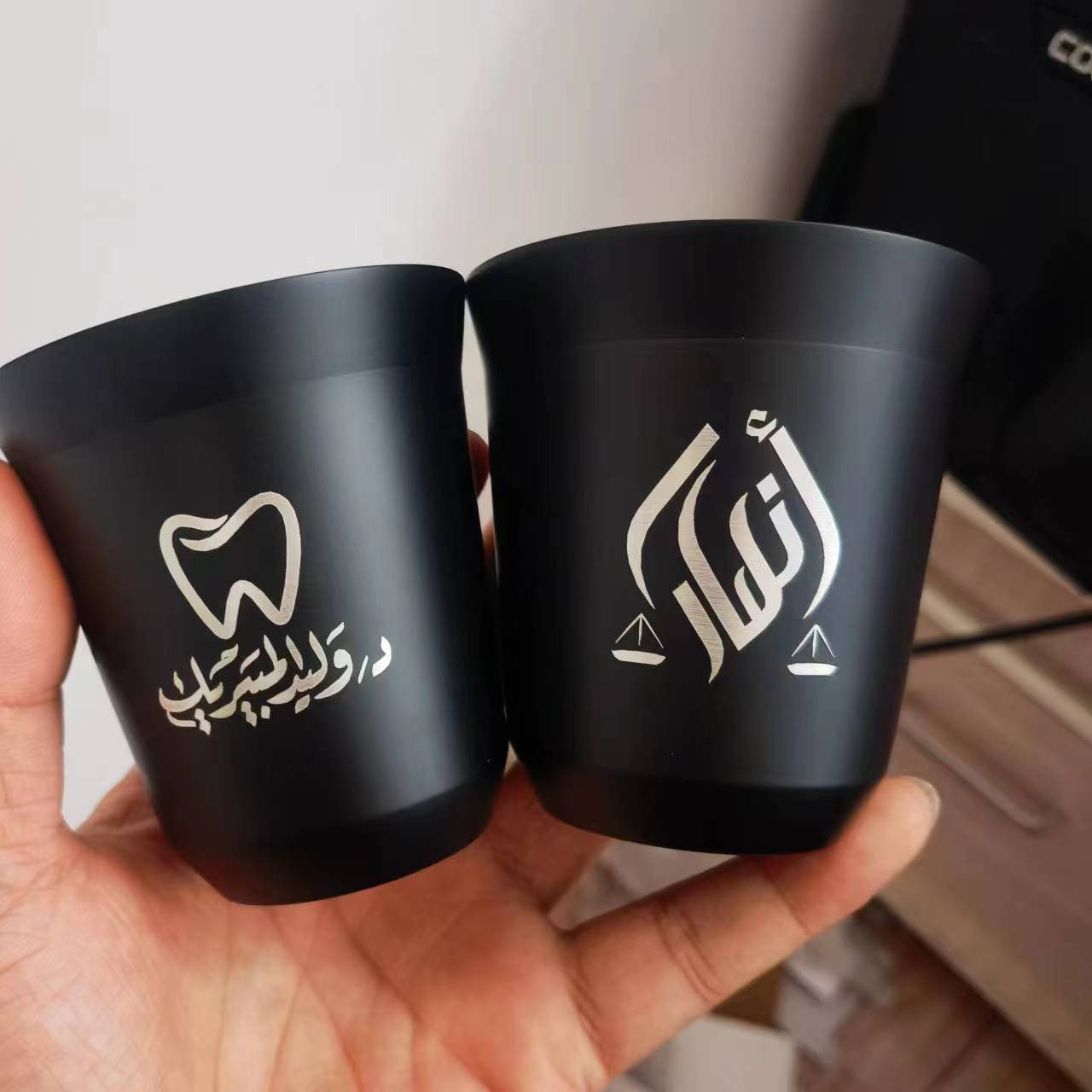 Coffee Tea Name - 断熱二重壁ステンレスエスプレッソカップ、エスプレッソコーヒーカップ、カスタム名/テキスト/ロゴ入りデミタスカップ、エスプレッソマグ