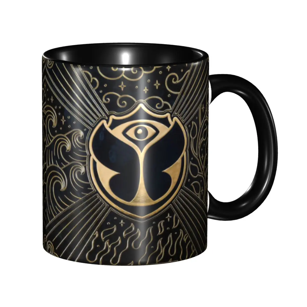 Coffee Tea Festival - Tomorrowland パーティー電子ダンスフェスティバルコーヒーマグ DIY カスタマイズされたセラミックミルクティーマグカップ