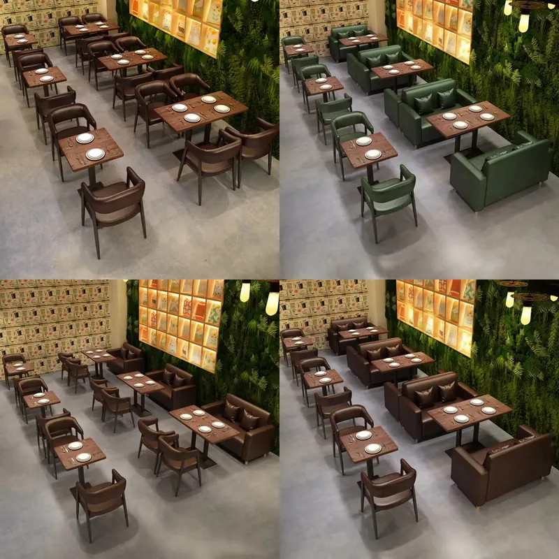 Coffee Tea Thai - タイのコーヒーショップ用家具 モダンスタイル 省スペース 木製 レストラン ファストフード