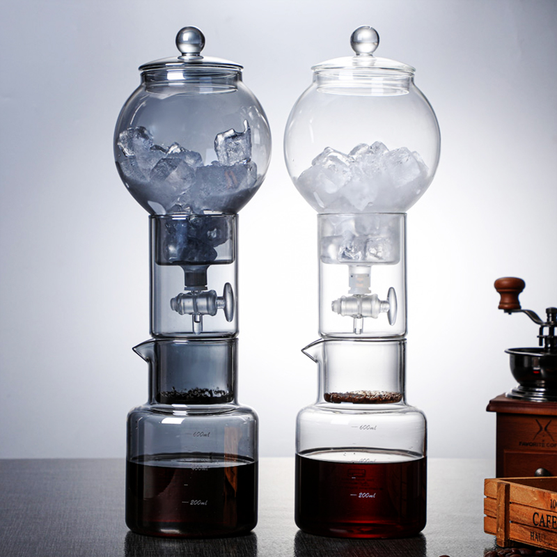 Cold Brew Jar - 食品製造用の二重コーヒーポット,フィルター付き,ガラス製,ステンレス鋼,高品質,製造装置用アクセサリー,エスプレッソ