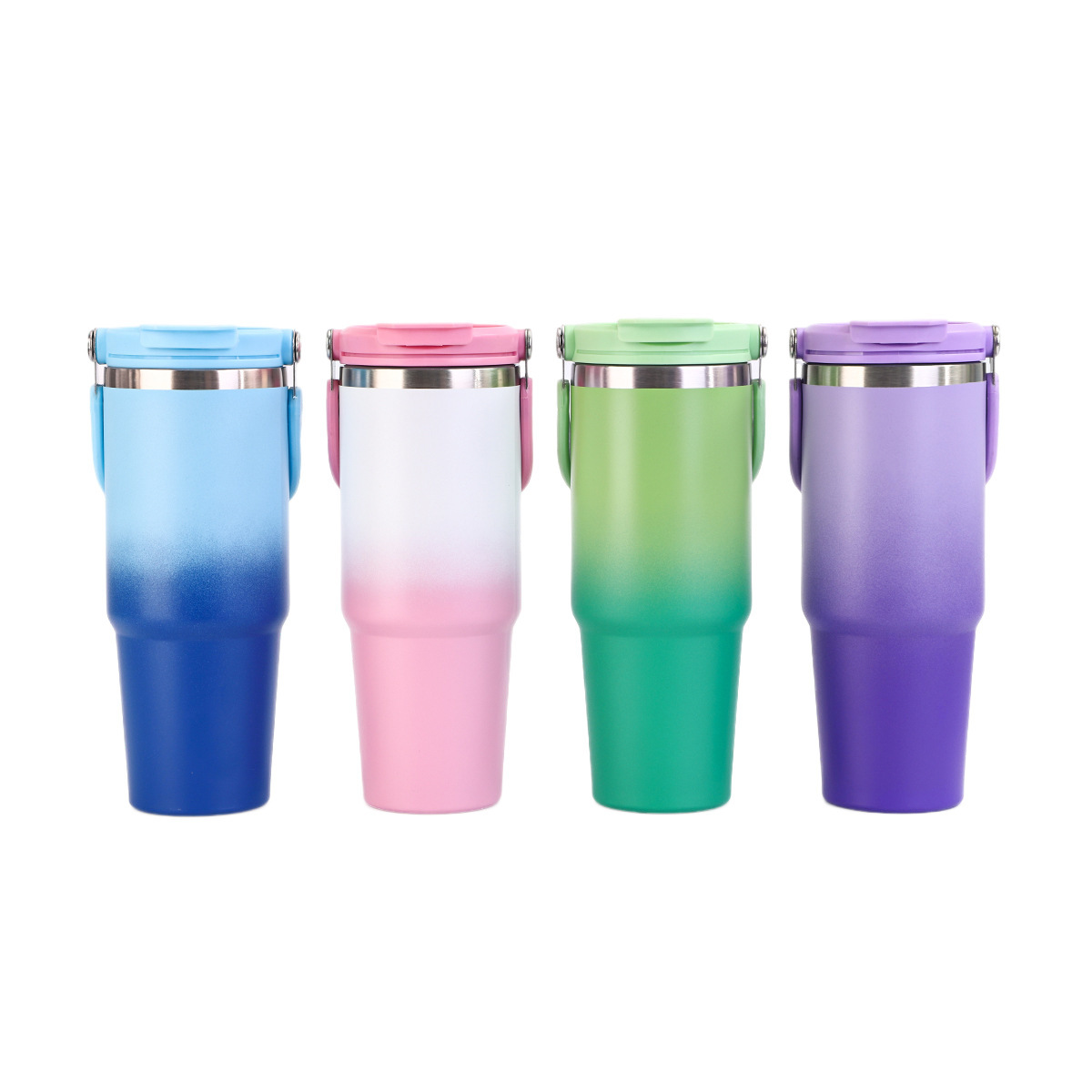 Cold Brew Jar - 890ML トラベルサーモスウォーターボトル ステンレス製サーモスカップ ストロー付き 保温保冷 車用コーヒーカップ