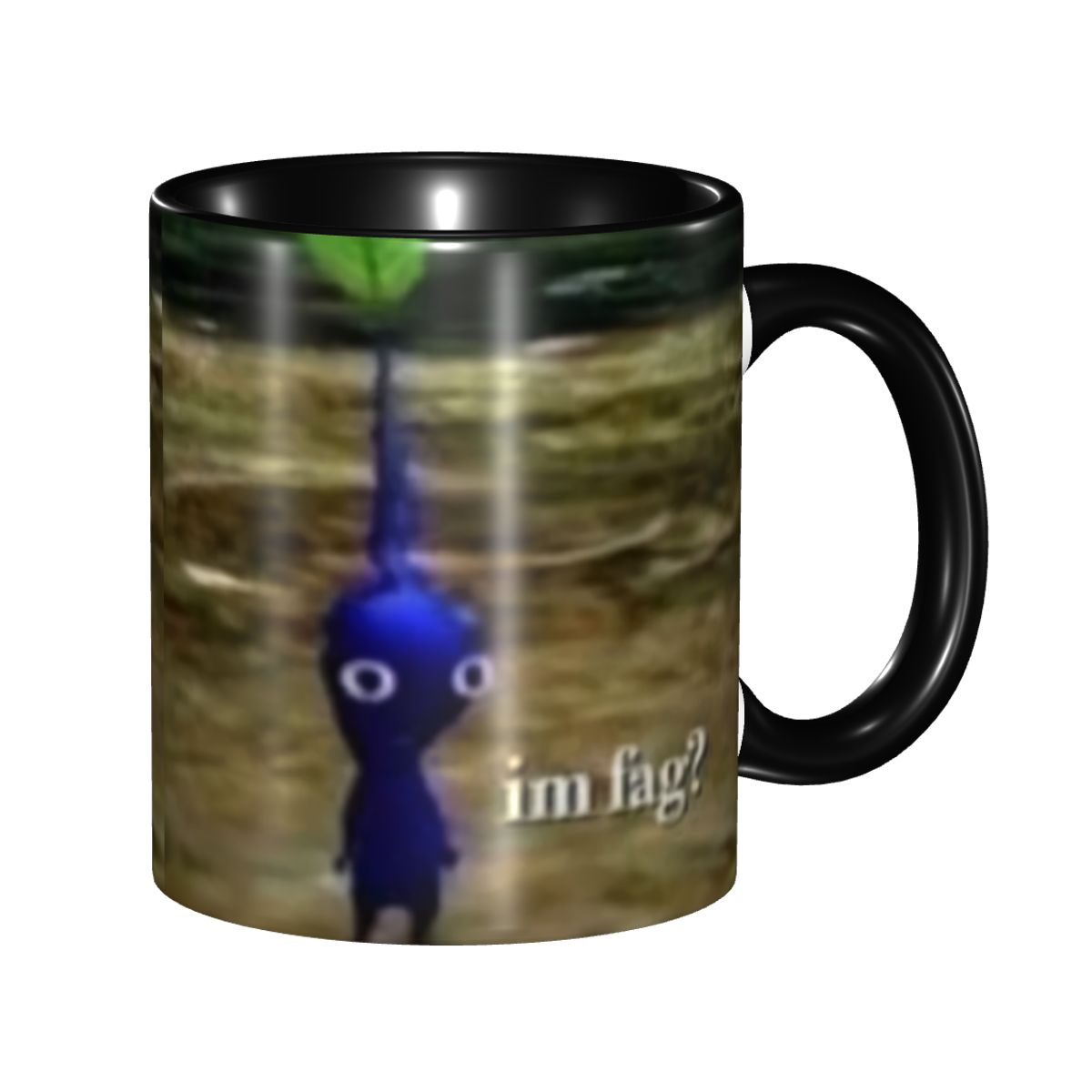 Coffee Tea For Plants - パーソナライズされた植物生物漫画ビデオゲームピクミンミームコーヒーマグカップDIYセラミックミルクティーカップ