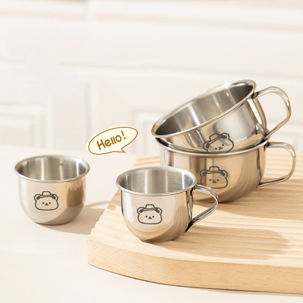 80/200/400mlの子供用ウォーターカップ。クマのデザ - Coffee Tea & Hot Chocolate のレビューと価格
