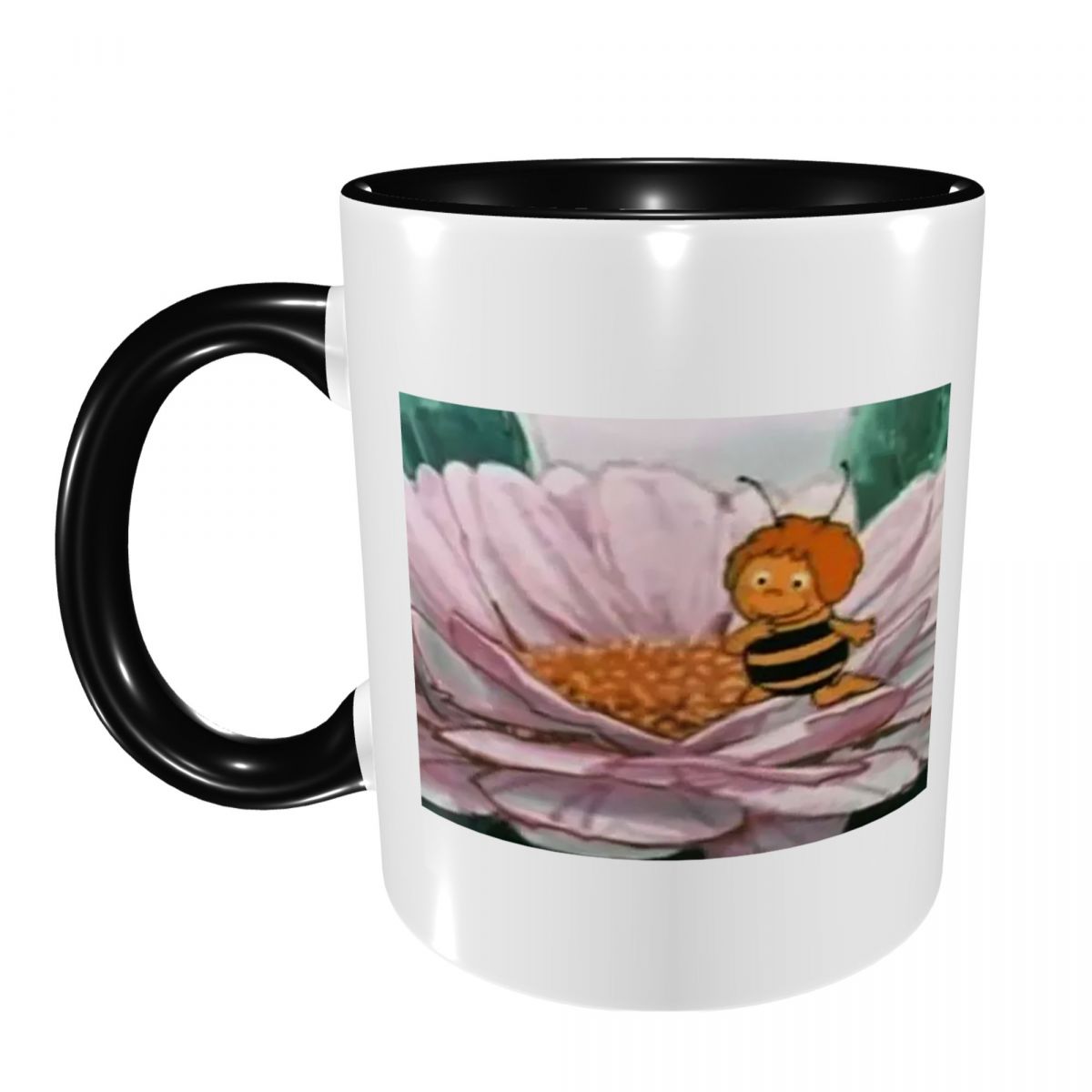 マヤ・ザ・ビー マグカップ 面白いセラミックコーヒーカップ  - Maya Coffee & Tea Ulasan のレビューと価格
