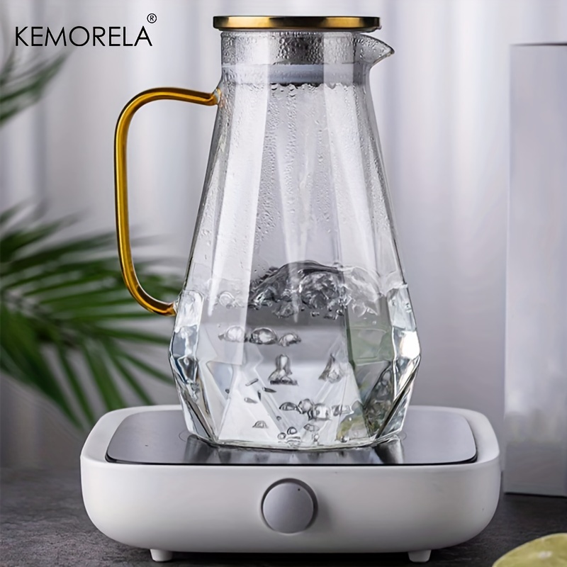 1 個ダイヤモンドテクスチャガラスティーポットセット温冷水ケ - Cold Brew Jar のレビューと価格
