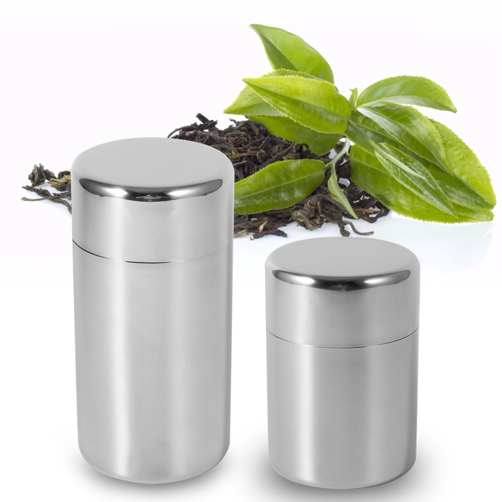 ティーキャン ステンレス製ティーティン 家庭用キッチンキャニ - Coffee Tea And Leaf のレビューと価格