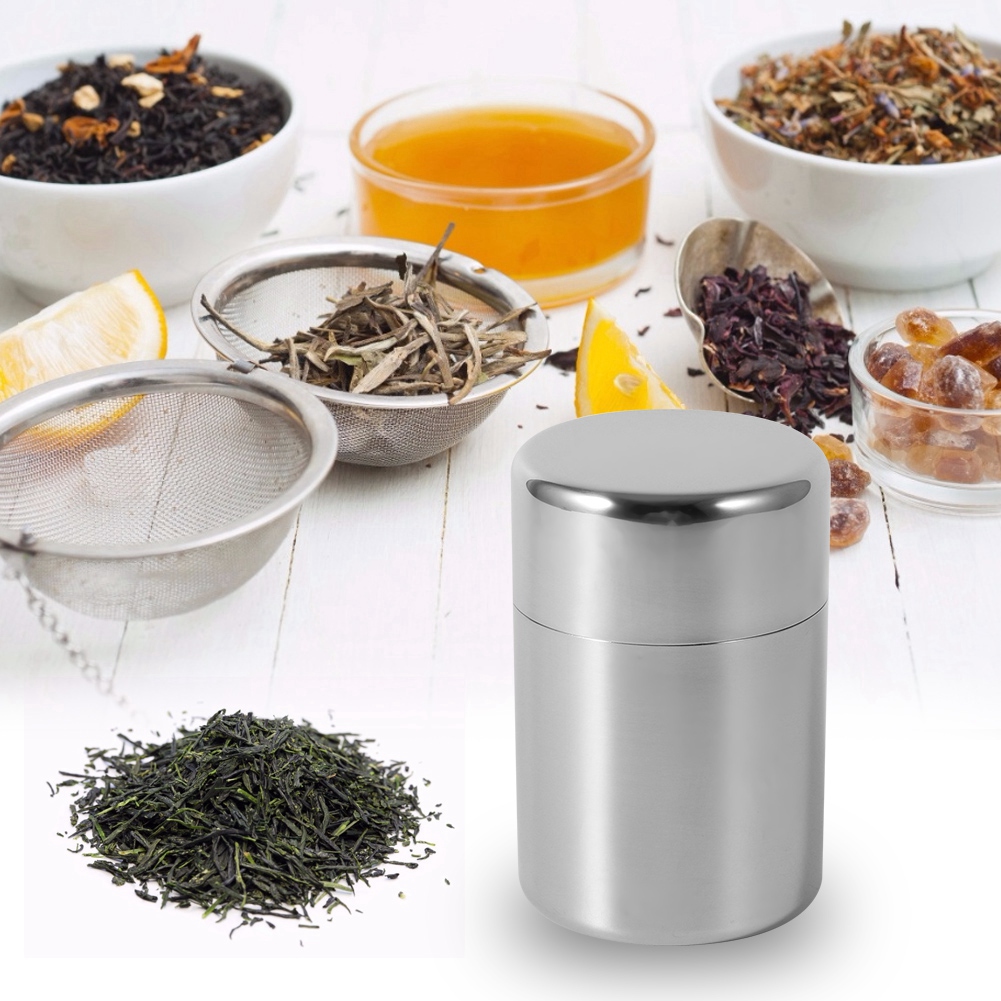 ティーキャン ステンレス製ティーティン 家庭用キッチンキャニ - Coffee Tea And Leaf のレビューと価格