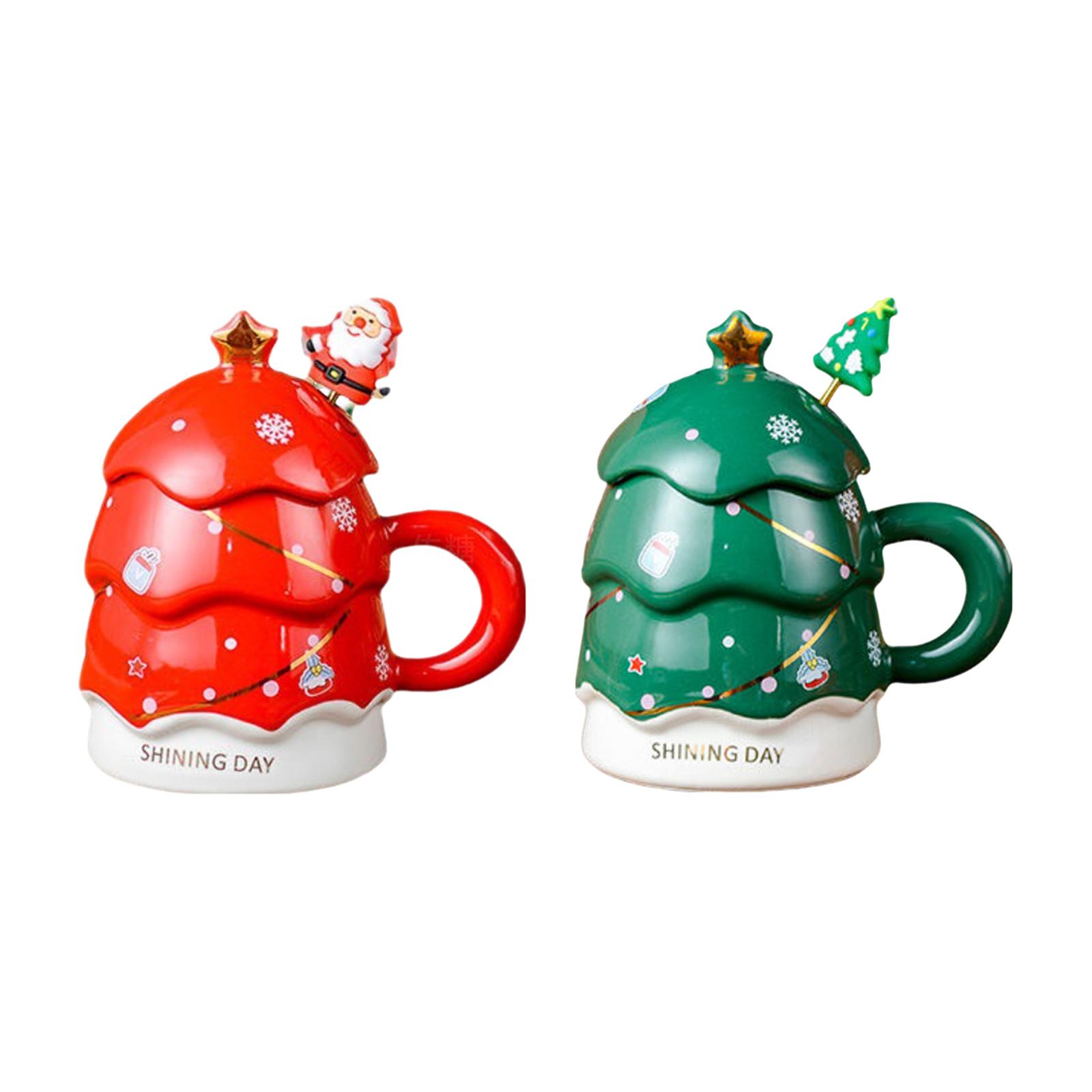 ハンドル付きの、お祭りらしいツリー型のマグカップ。コーヒー、 - Coffee Tea Festival のレビューと価格