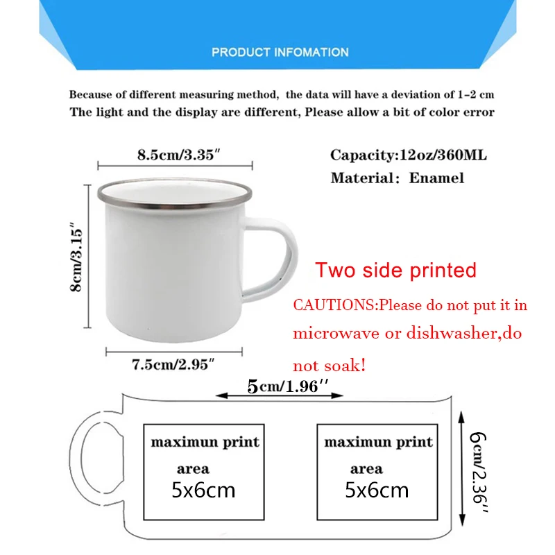 あなたの名前が書かれたカスタムエナメルマグ、ギフト用のプリン - Coffee Tea Name のレビューと価格
