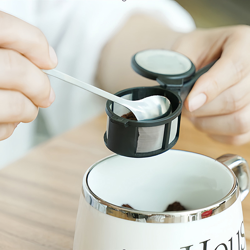 1PC コーヒーカプセルパウダーフィルタースプーンティーイン - Coffee Tea Infusion のレビューと価格