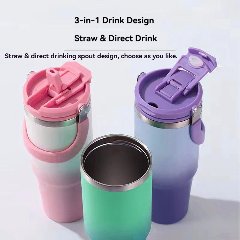890MLトラベルサーモス水筒、ステンレス鋼製サーモカップ、 - Cold Brew Jar のレビューと価格
