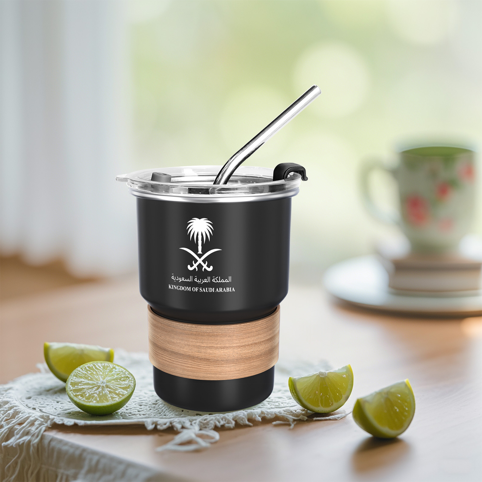 500 ミリリットルサウジアラビア国章ロゴコーヒーマグステン - Coffee Tea Name のレビューと価格