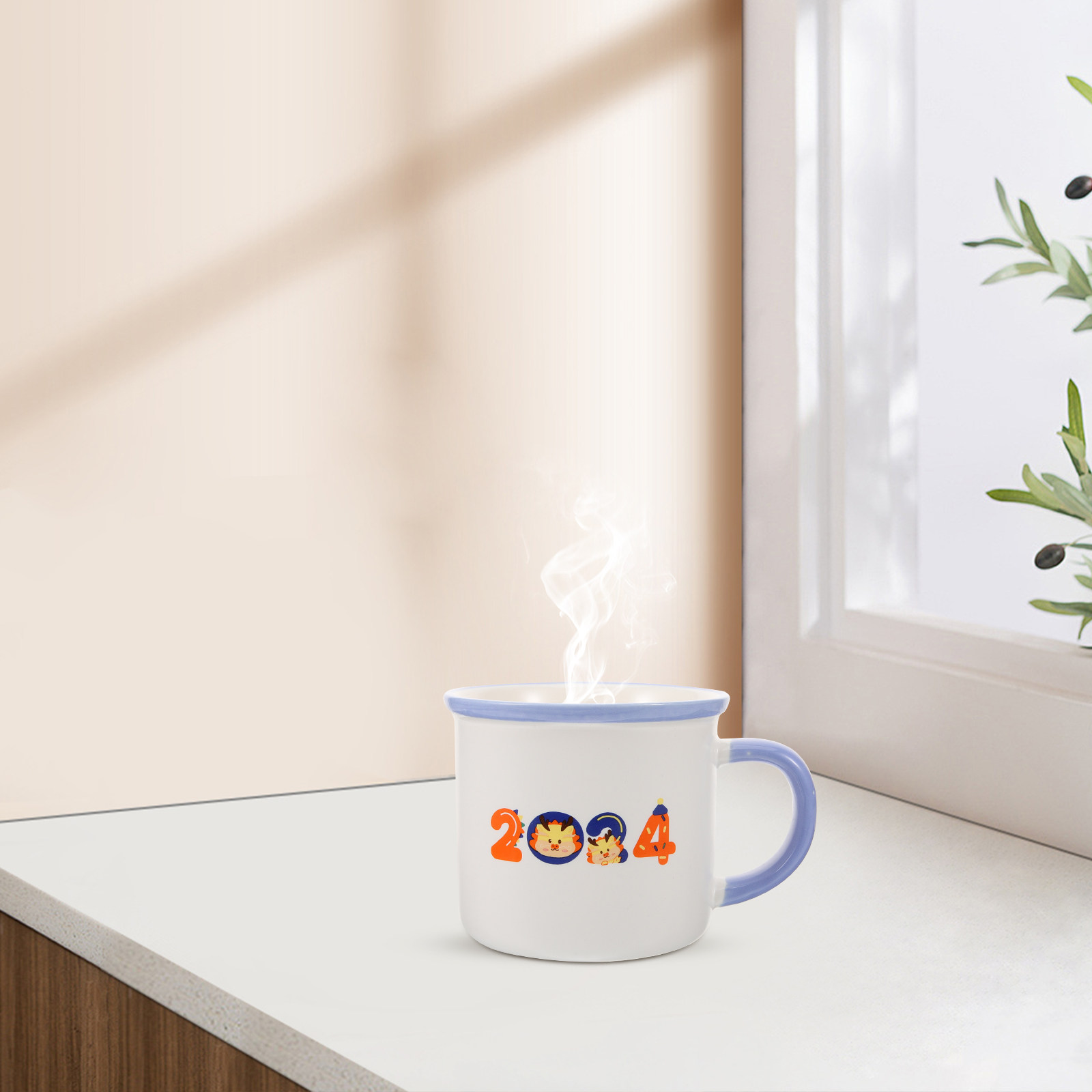2024年 中国風ドラゴン柄のセラミック製コーヒーマグ。洗練 - Coffee Tea Festival のレビューと価格
