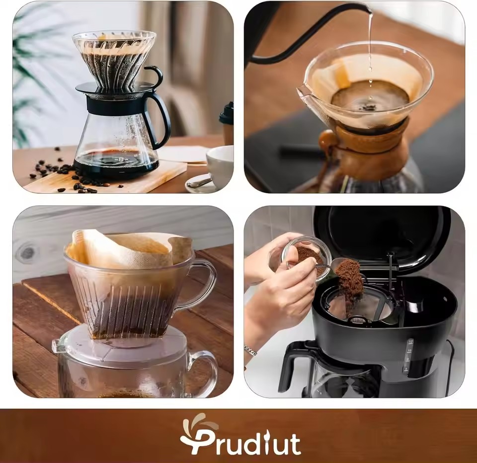 50 ピース/セットログパルプ紙コーヒーフィルターコーヒー醸 - Coffee Tea Infusion のレビューと価格