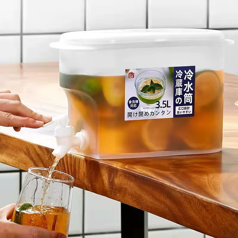3.5L/5L 大容量コールドケトル蛇口付き冷蔵庫アイス飲料 - Cold Brew Jar のレビューと価格