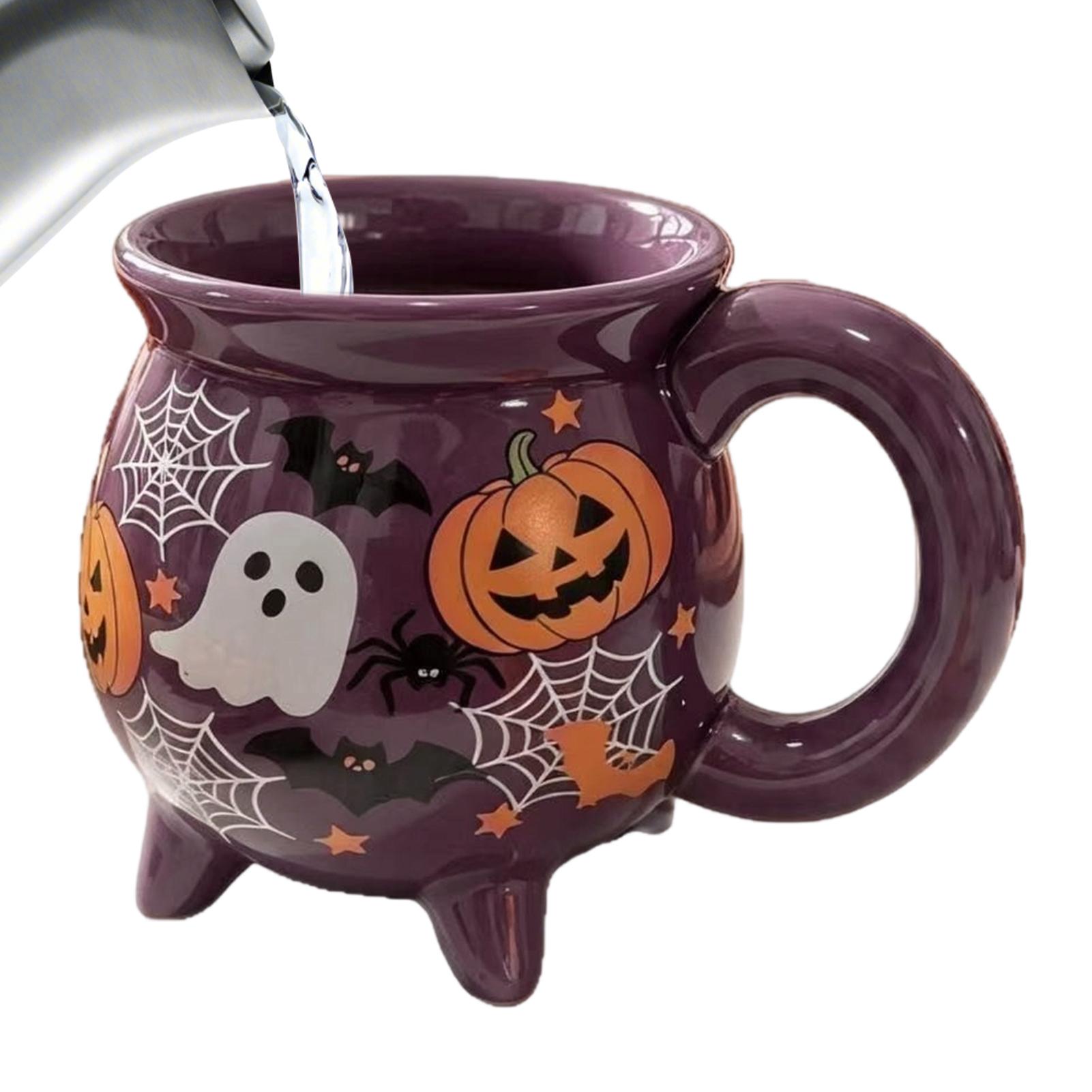 ハロウィンをテーマにした陶器製マグカップ、ケトル型マグカップ - Coffee Tea Break のレビューと価格