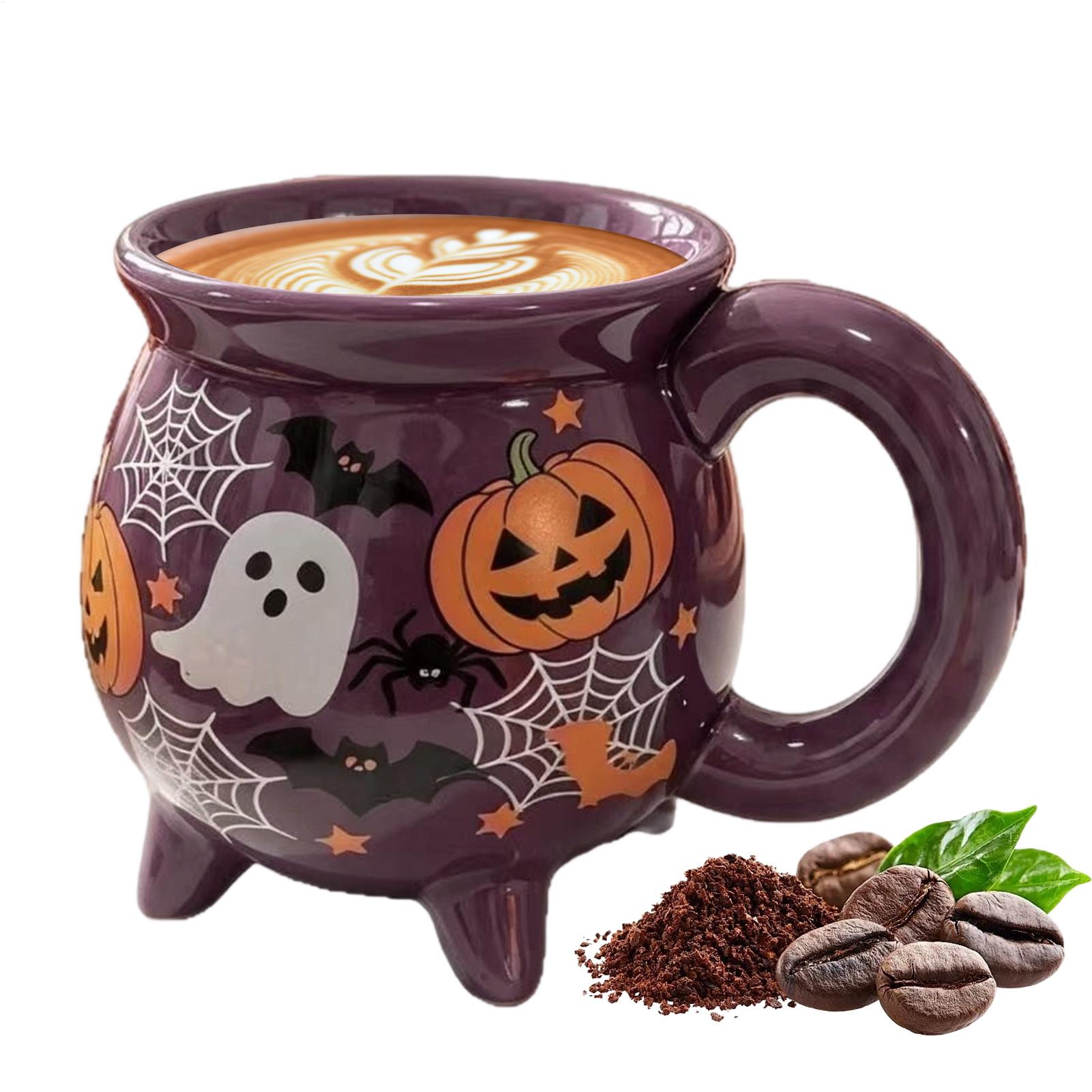 ハロウィンをテーマにした陶器製マグカップ、ケトル型マグカップ - Coffee Tea Break のレビューと価格