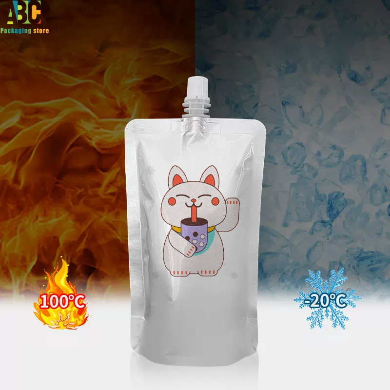 カスタマイズされたプリントロゴ付きアルミホイルスパウトバッグ - Coffee Tea For Plants のレビューと価格
