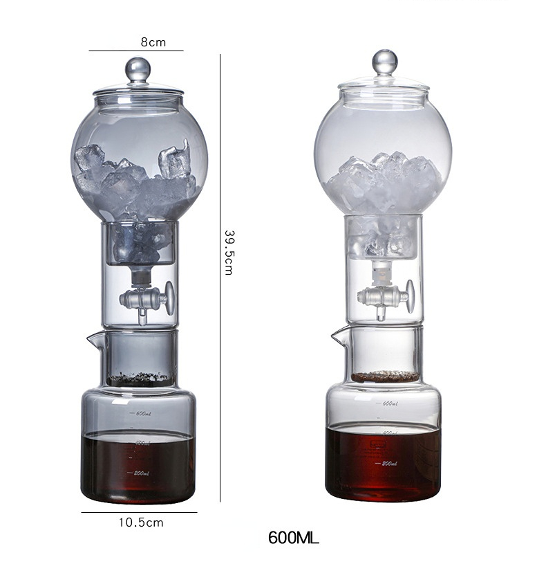 食品製造用の二重コーヒーポット,フィルター付き,ガラス製,ス - Cold Brew Jar のレビューと価格