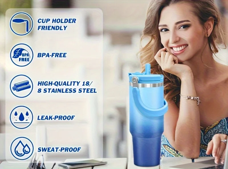 890ML トラベルサーモスウォーターボトル ステンレス製サ - Cold Brew Jar のレビューと価格