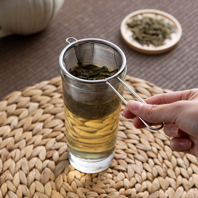 ステンレス製茶こし 再利用可能 茶漏れ防止フィルター ティー - Coffee Tea Infusion のレビューと価格